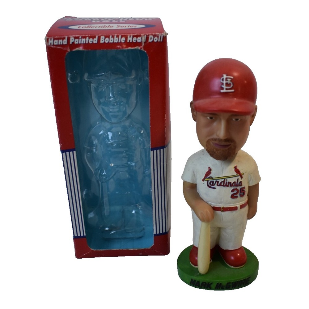 Mark McGwire St. Louis Cardinals Hand Painted Bobblehead Bobble Dobble 2001